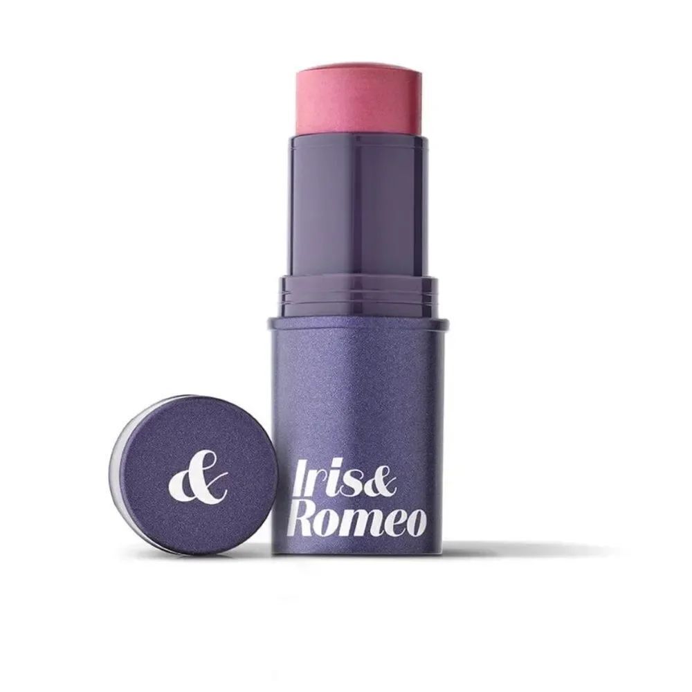 IRIS&ROMEO -Ceramide Multi-balm Lip+Cheek Cream Blush Stick-new in box-rosy glow